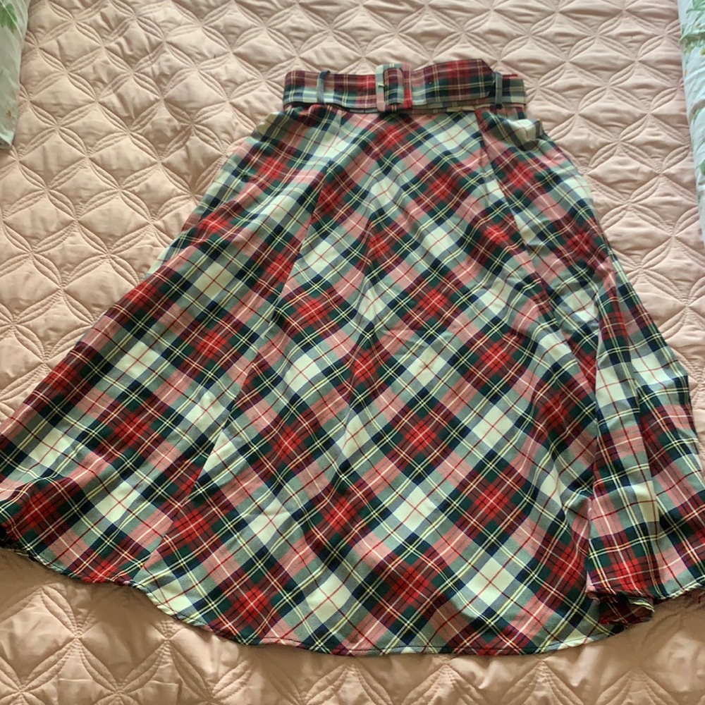 H&M Plaid Skirt